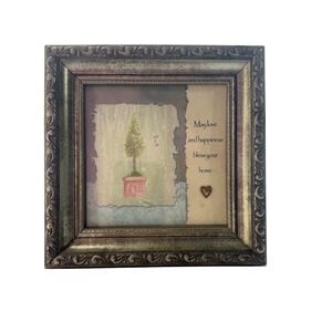 Housewarming‎ Gift Framed Wall Art May Love and Happiness Bless Your Home